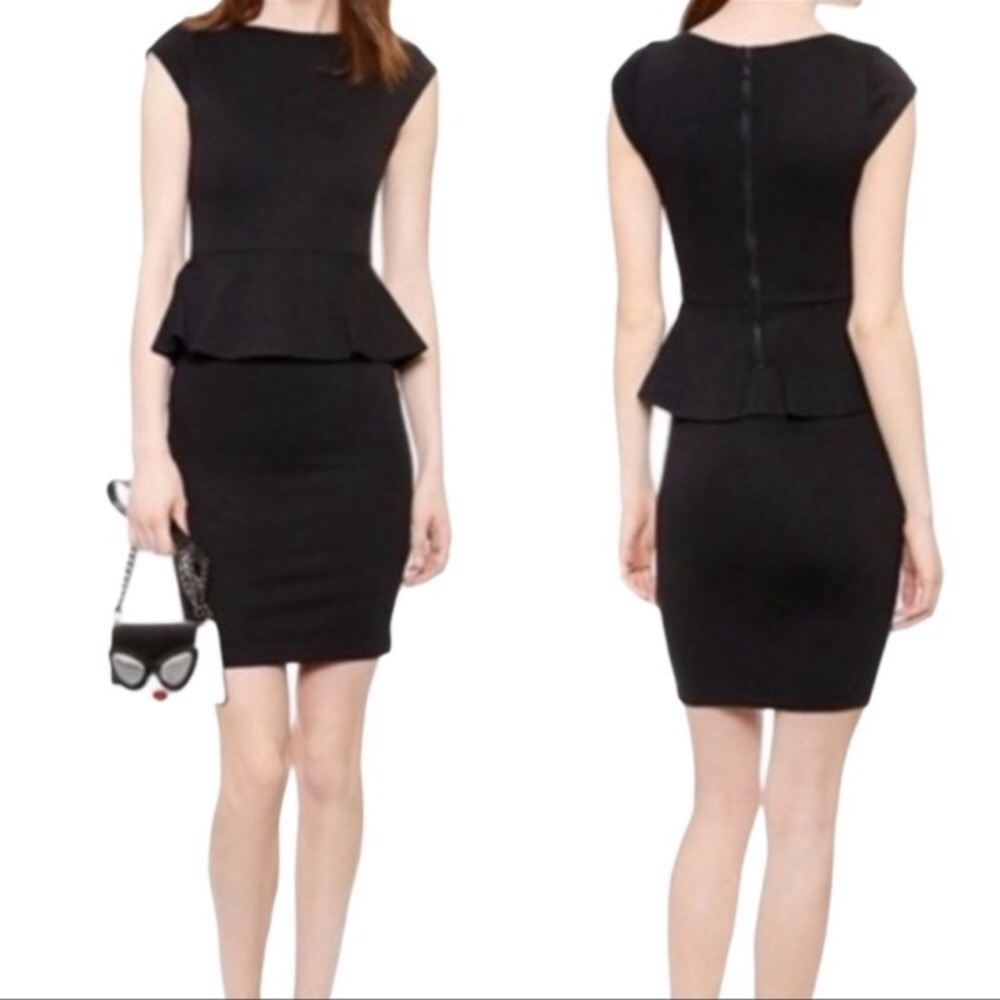 Alice & Olivia Employed Victoria peplum dress